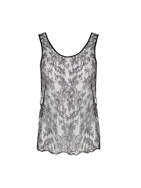 Black Lace Tank Top, 1