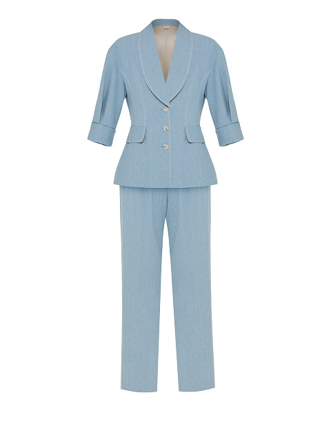 Blue Two-piece Suit, 1
