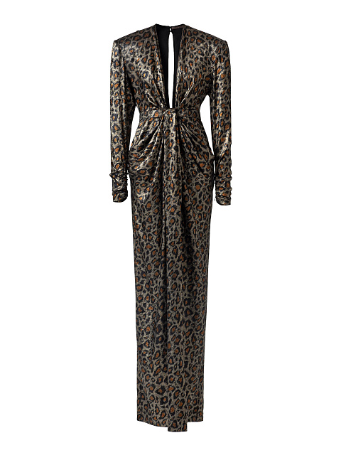 Leopard maxi dress, 2