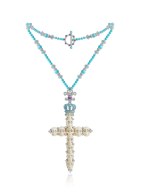 White gold pendant necklace, 1