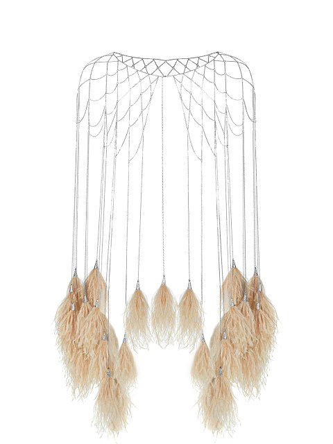 Silver Chains & Feathers Cape, 2
