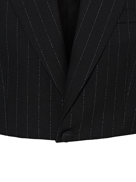 Black striped jacket, 3