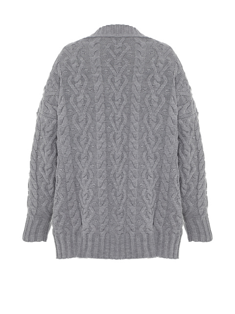 Grey Cable Knit Cardigan, 2 Grey Cable Knit Cardigan, 2