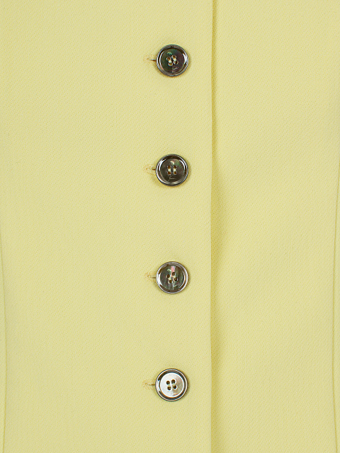 Pale Yellow Suit With Cropped Jacket, 7