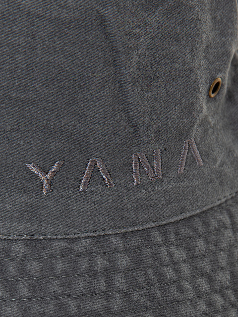 Grey Cotton "Yana" Bucket Hat, 3 Grey Cotton "Yana" Bucket Hat, 3