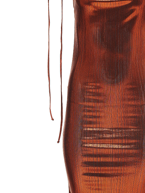 Metallic Red Jersey Transformer Dress, 6