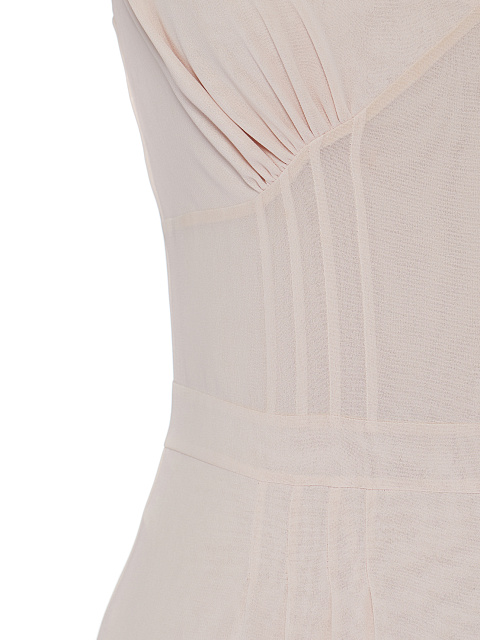 Light Pink Chiffon Maxi Dress, 3