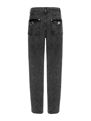 Grey Distressed Slim Jeans, 2