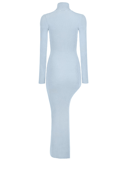 Light Blue Cut-Out Jersey Maxi Dress, 2 Light Blue Cut-Out Jersey Maxi Dress, 2