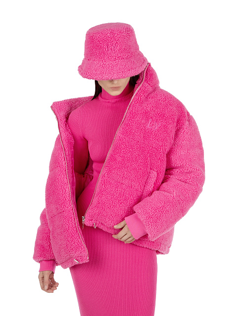 Hot Pink Teddy Padded Jacket, 5 Hot Pink Teddy Padded Jacket, 5