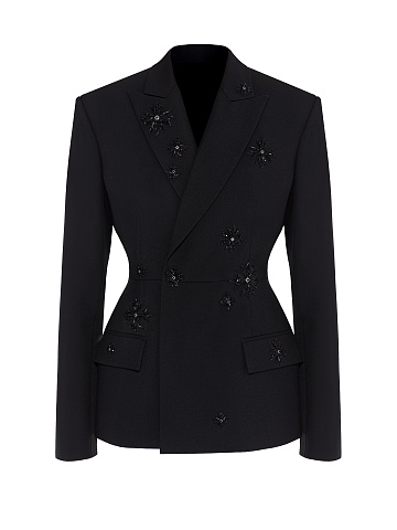 Black embroidered jacket, 1