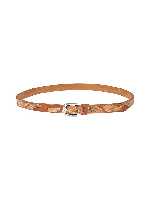 Brown Patterned Thin Belt , 1 Brown Patterned Thin Belt , 1
