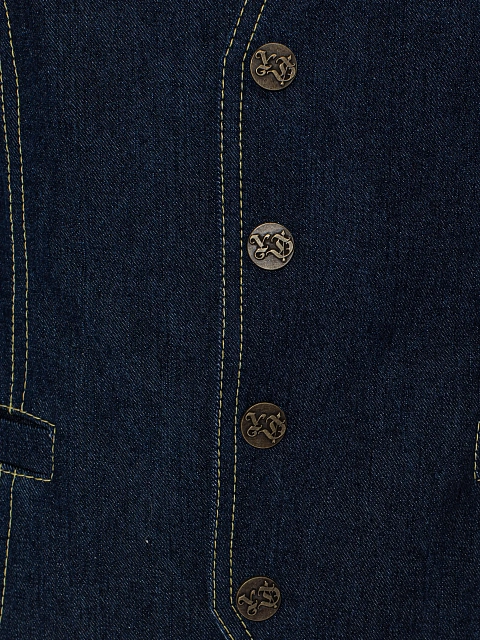 Blue Denim Vest, 3