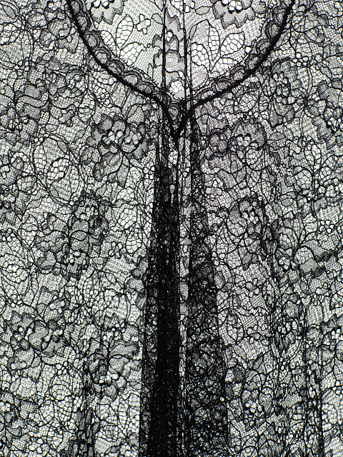 Black lace kimono, 4 Black lace kimono, 4