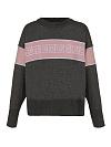 Серо-розовый свитер Bad Girls Club