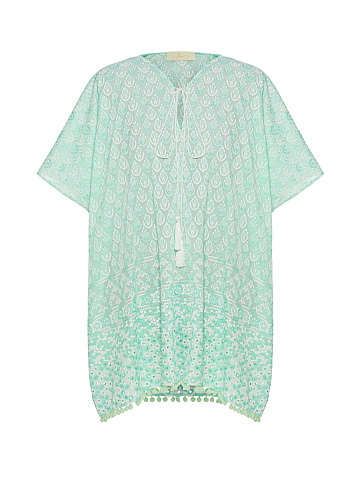 Light Green Children's Kimono With Ties, 1