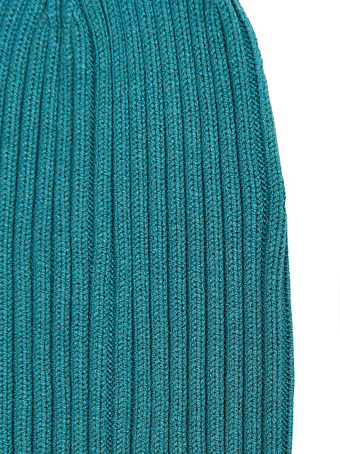 Turquoise Set Of Mittens & Beanie, 2