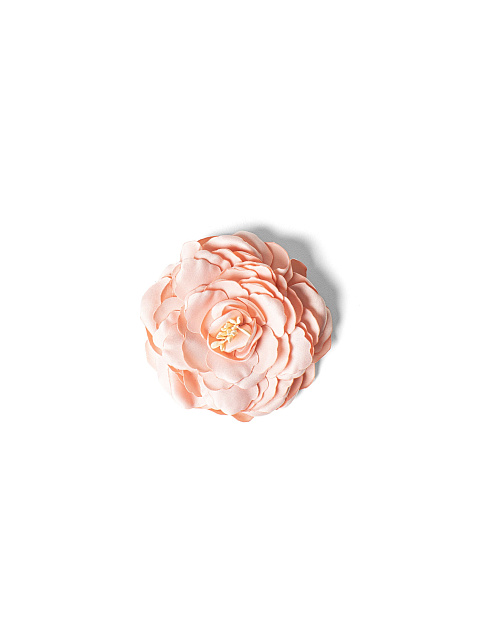 Peach flower brooch, 1