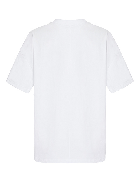 Men's White Printed Cotton T-shirt, 2 Men's White Printed Cotton T-shirt, 2