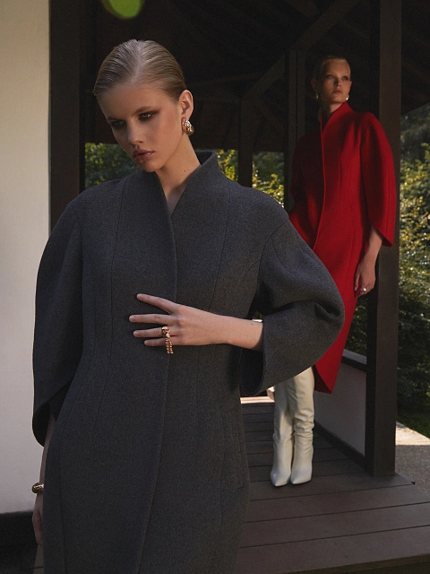 Grey Wool Coat, 7
