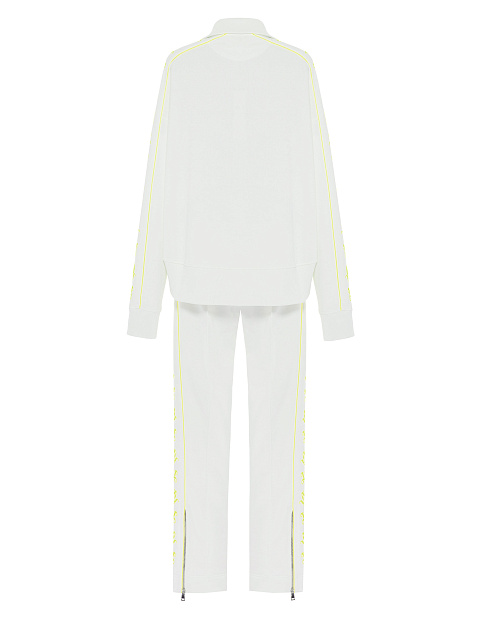 YD Embroidered White Jersey Suit, 2