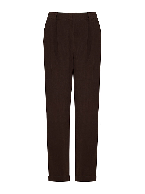Brown cotton suit with embroidery on the back, 4