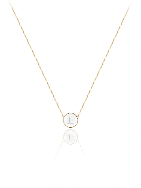 Gold & Rock Crystal Letter \\\