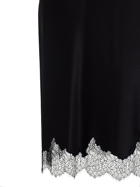 Black Chiffon Midi Dress, 4