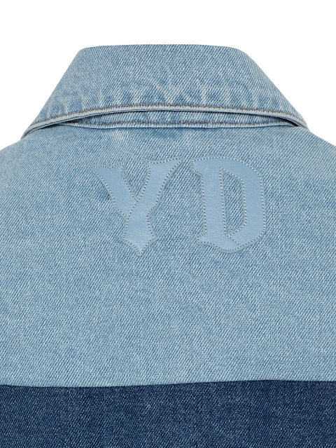 Oversized denim jacket with embroidery, 4
