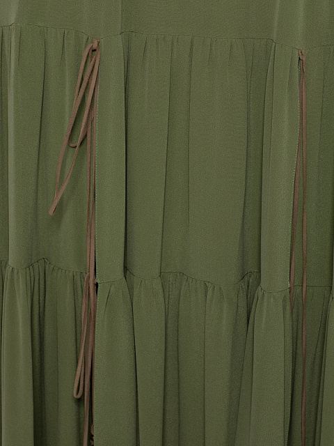 Green Chiffon Midi Dress, 4