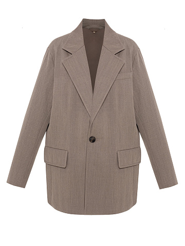 Brown wool blazer, 1
