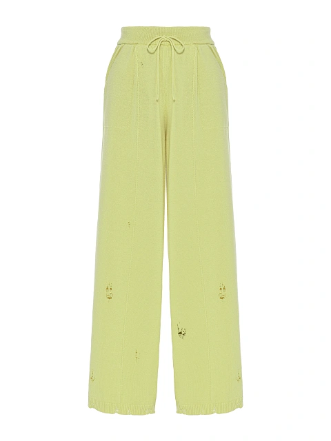 Lime Green Knitted Cardigan, Top & Pants Set, 5