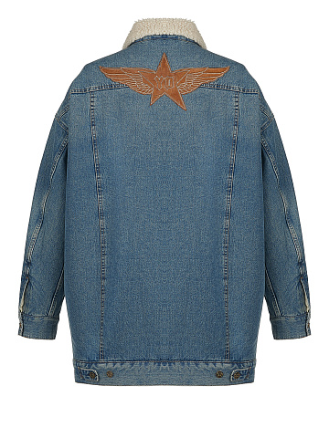 Blue Denim & Faux Fur Jacket, 2