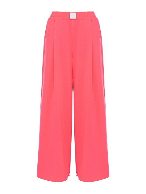 Hot Pink Jersey Wide Pants Tracksuit, 3