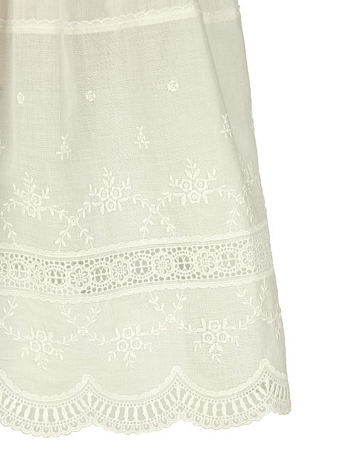 Beige Lace Trim Underskirt, 3 Beige Lace Trim Underskirt, 3