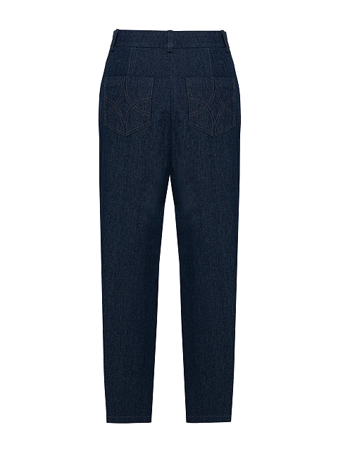 Navy Cotton Jeans, 2