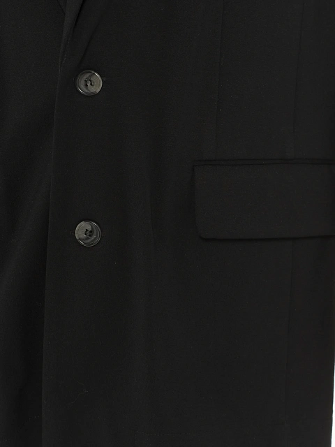 Black Jersey Pant Suit, 5