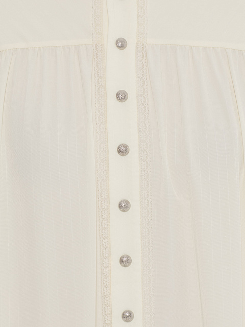 Ivory cotton shirt dress, 3