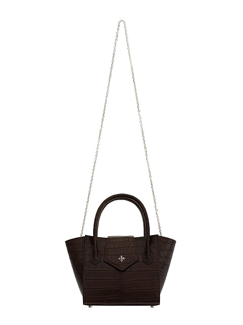 Mini crocodile leather bag, 4