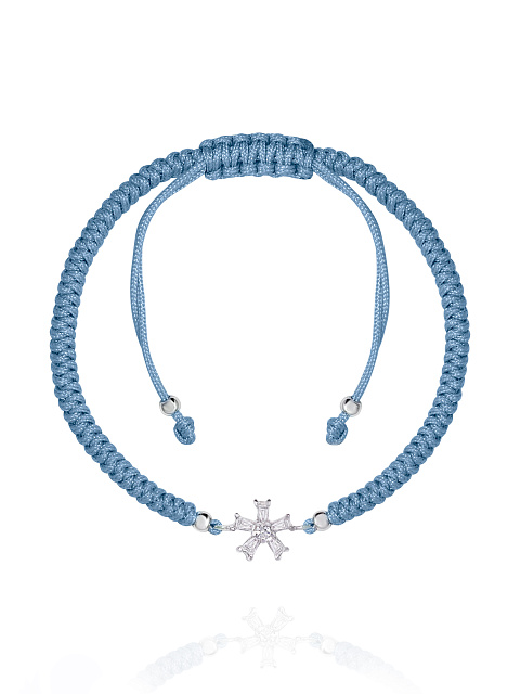 Fancy Cut Diamond & Round Diamond & White Gold Bracelet, 1