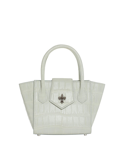 White crocodile leather bag, 1