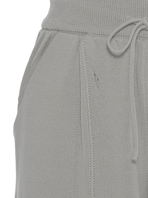 Grey Knitted Cardigan, Top & Pants Set, 7