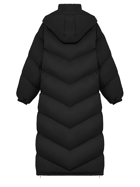 Black Maxi Puffer Jacket, 3