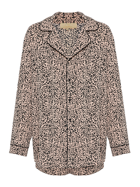 Pink Leopard Pajama Set, 3