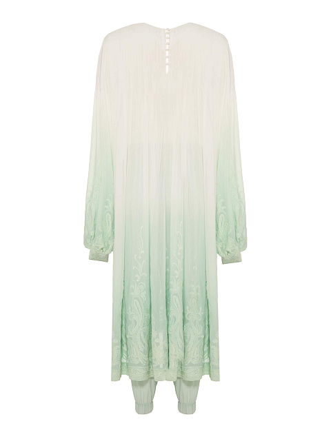 Cotton suit, embroidered tunic, elasticated joggers, 2