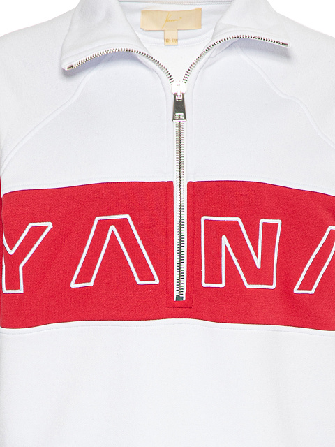 White & Red Embroidered Tracksuit, 5