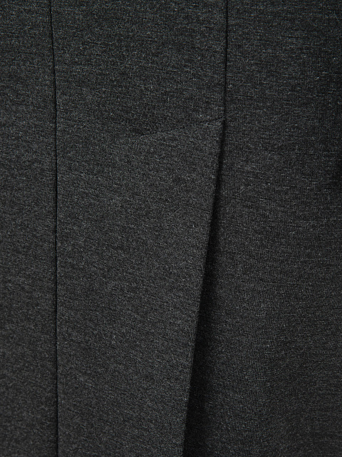 Dark Grey Rayon Midi Dress, 4