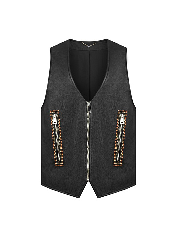 Black Leather Vest, 1