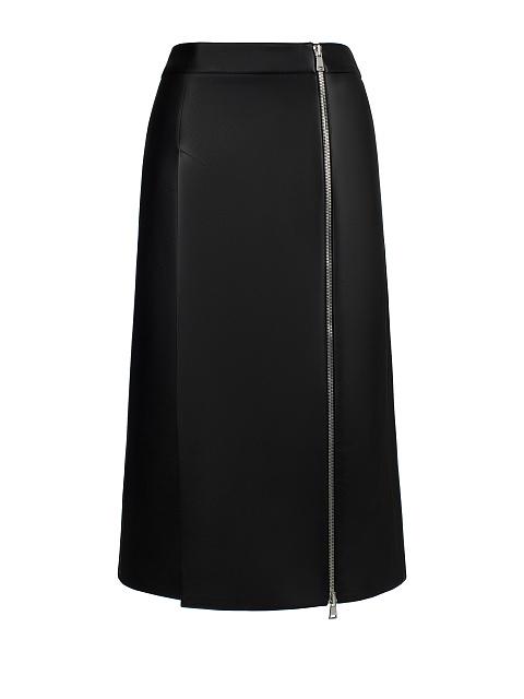 Black Leather Wrap Midi Skirt , 1 Black Leather Wrap Midi Skirt , 1