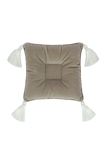 Beige Velvet Ring Pillow, 2